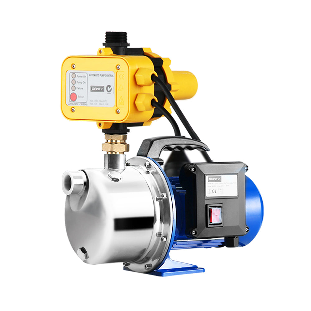 2300W High Pressure Garden Jet Water Pump with Auto Controller - Yellow