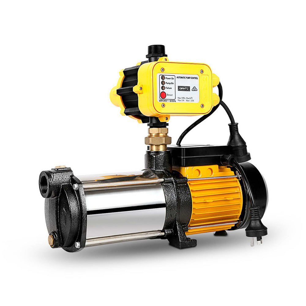 2000W High Pressure Garden Water Pump - Yellow