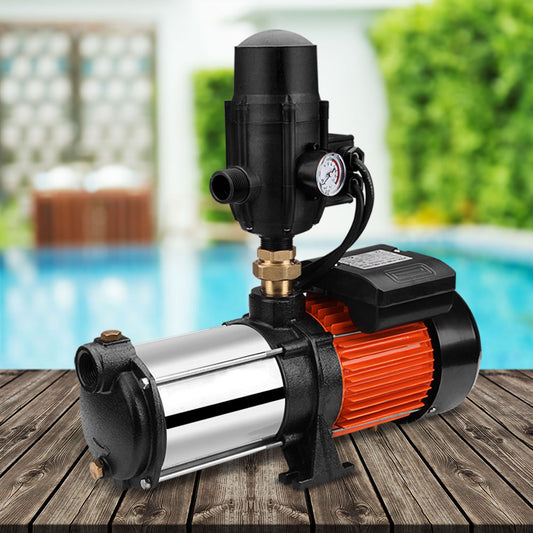 Water Pump High Pressure Multi Stage Farm Rain Tank Irrigation Garden