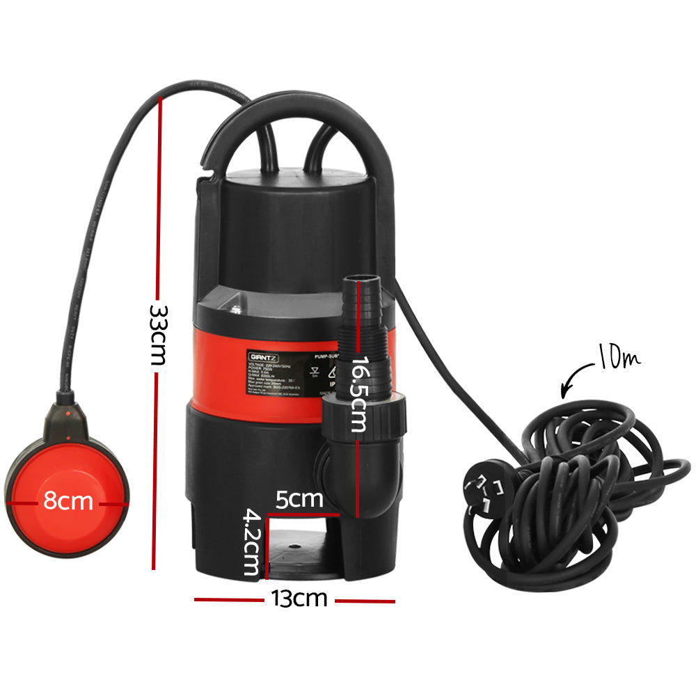 Garden Submersible Pump 400W Dirty Water Bore Tank Well Steel Sewerage