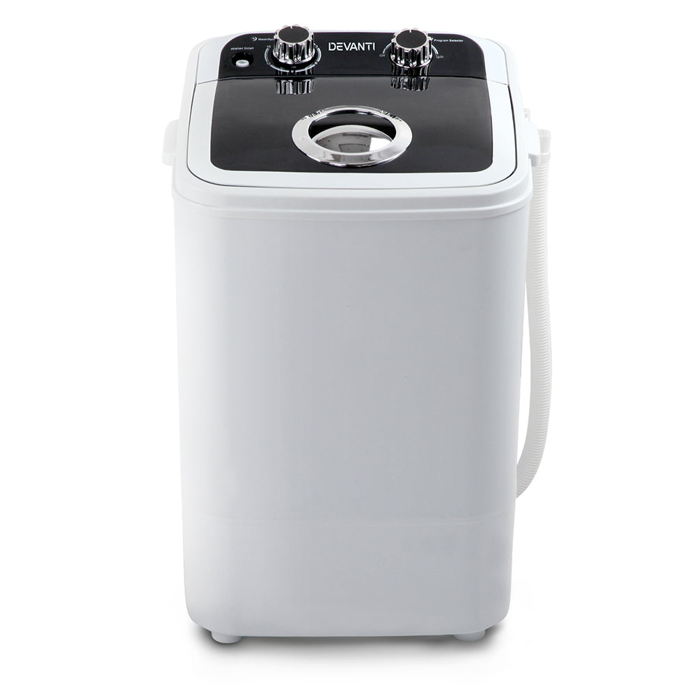 4.6kg Mini Portable Washing Machine - Black