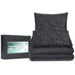 KING Quilt Cover Set Diamond - Pinch Black