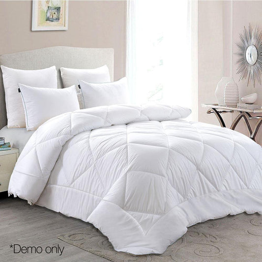 King Giselle Bedding 400GSM Microfibre Bamboo Quilt