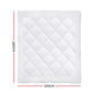 KING 700GSM Microfibre Bamboo Microfiber Quilt - White