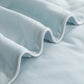 SINGLE 130GSM Cooling Comforter Summer Quilt Lightweight Blanket Cover - Blue