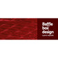 Super King Giselle Bedding Faux Mink Quilt Burgundy
