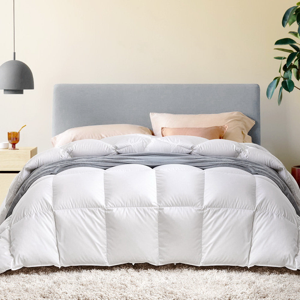 Super King Giselle Bedding 500GSM Goose Down Feather Quilt