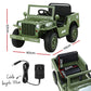 Kids Ride on Car Off Road Military Toy Cars 12V - Olive