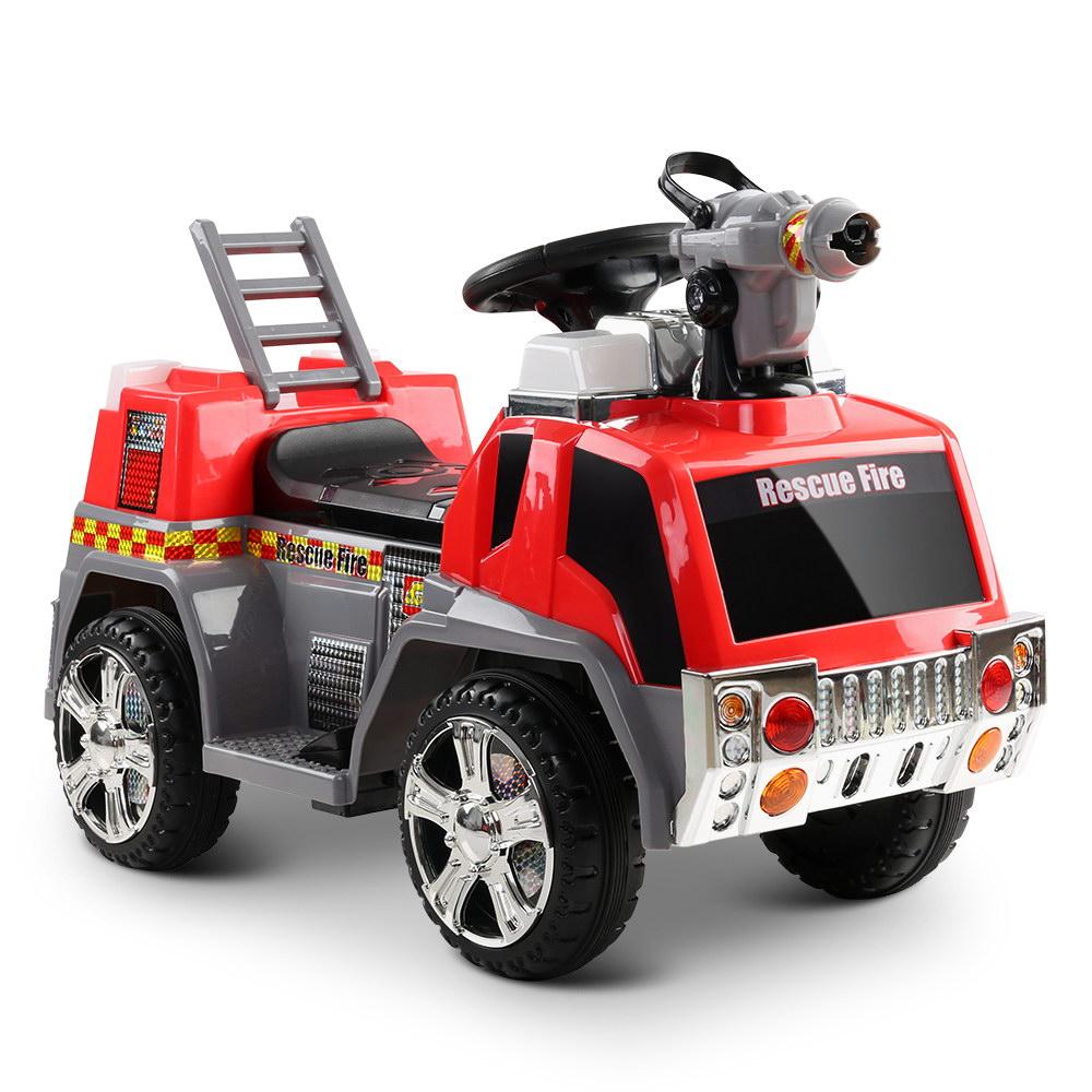 Kids Ride On Fire Truck Motorbike Motorcycle Car - Red