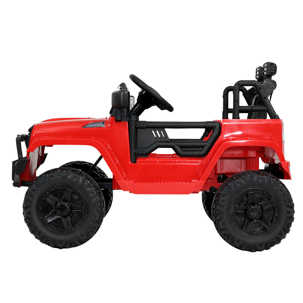 Kids Ride on Car Electric 12V Car Toys Jeep Battery Remote Control - Red