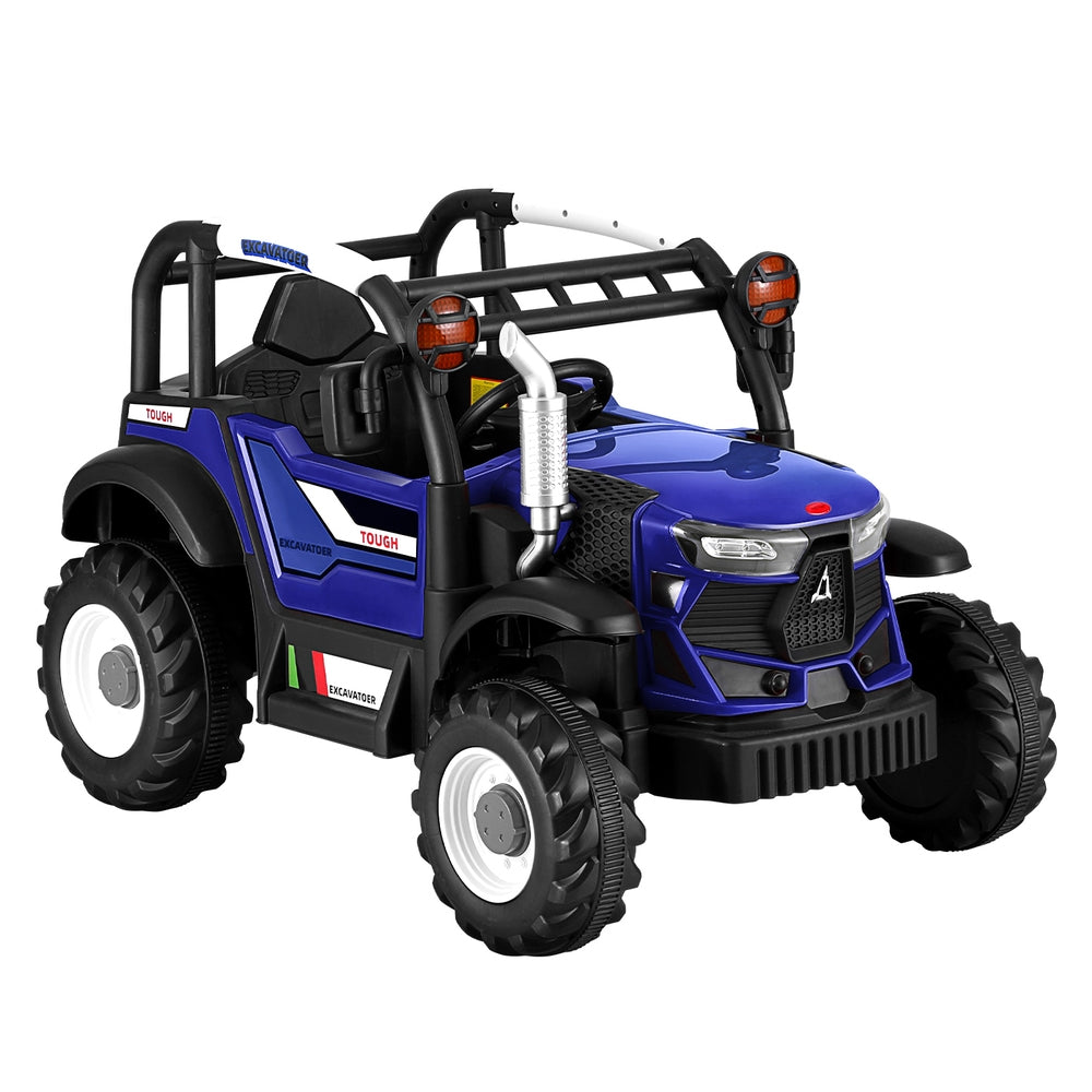Kids Electric Ride On Car Off Road Jeep Remote 12V - Blue