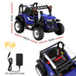Kids Electric Ride On Car Off Road Jeep Remote 12V - Blue