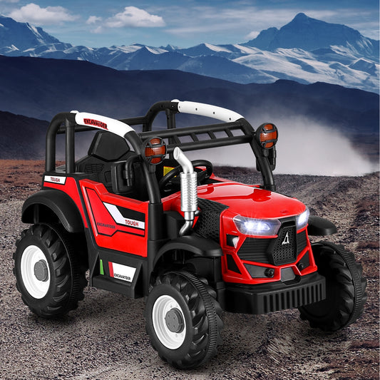 Kids Electric Ride On Car Off Road Jeep Remote 12V - Red