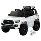 Toyota Ride On Car Kids Electric Toy Cars Tacoma Off Road Jeep 12V Battery - White