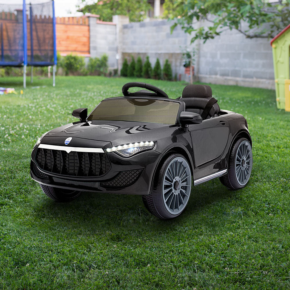 Kids Electric Ride On Car Toys Cars Horn Music Remote Control 12V - Black
