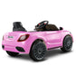 Kids Electric Ride On Car Toys Cars Headlight Music Remote Control 12V - Pink