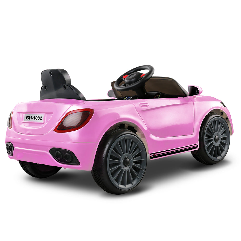 Kids Electric Ride On Car Toys Cars Headlight Music Remote Control 12V - Pink