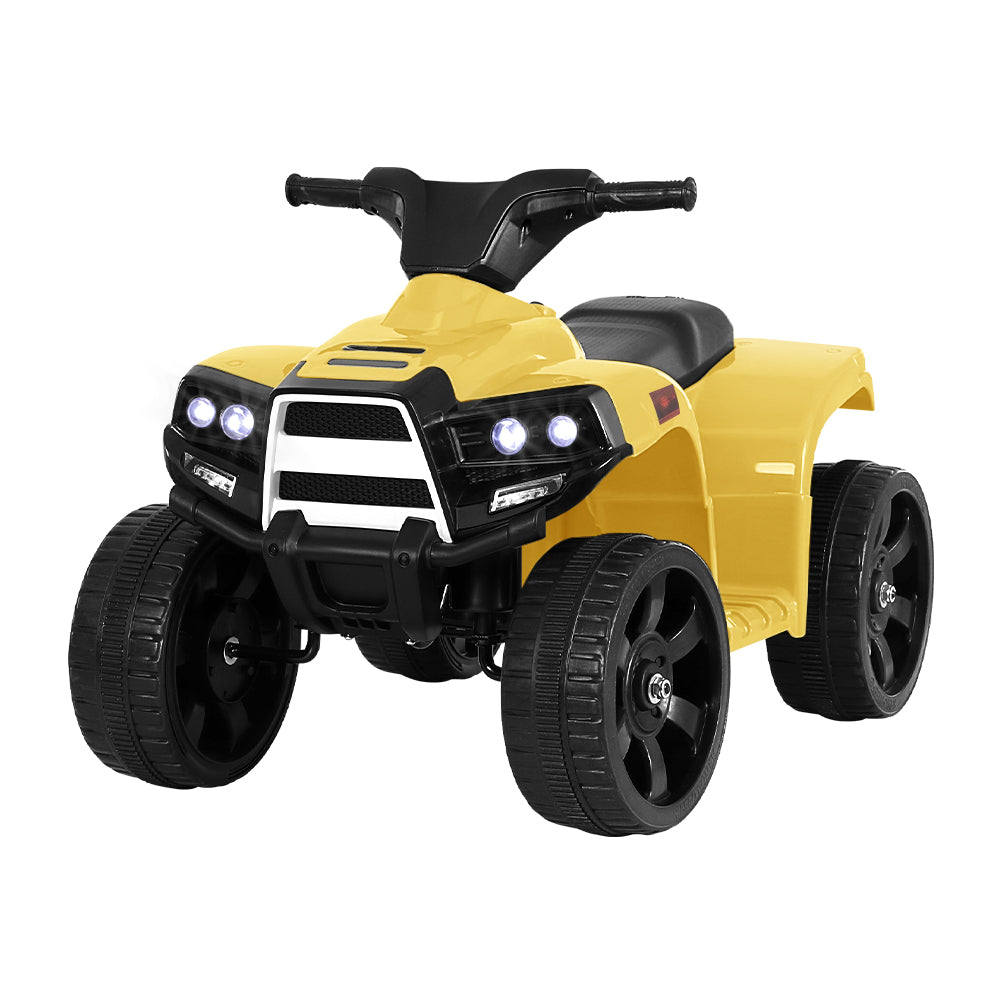 Kids Ride On ATV Quad Motorbike Car 4 Wheeler Electric Toys Battery - Yellow