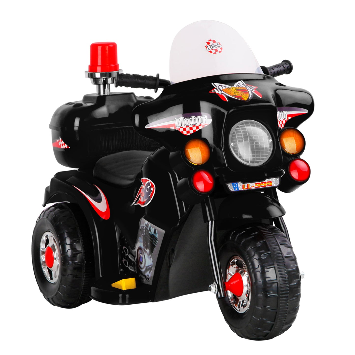 Kids Ride On Motorbike Motorcycle Car - Black