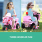 Kids Ride On Motorbike Motorcycle Car - Pink