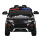Kids Ride on Car Electric Patrol Police Toy Cars Remote Control 12V - Black