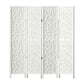 4 Panel Room Divider Screen 162x170cm - White