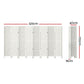 8 Panel Room Divider Screen 325x170cm - White