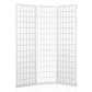 3 Panel Room Divider Screen 131x179cm - White