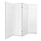 4 Panel Room Divider Screen 174x179cm - White