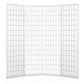 4 Panel Room Divider Screen 174x179cm - White