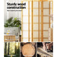 3 Panel Room Divider Screen 132x179cm - Natural