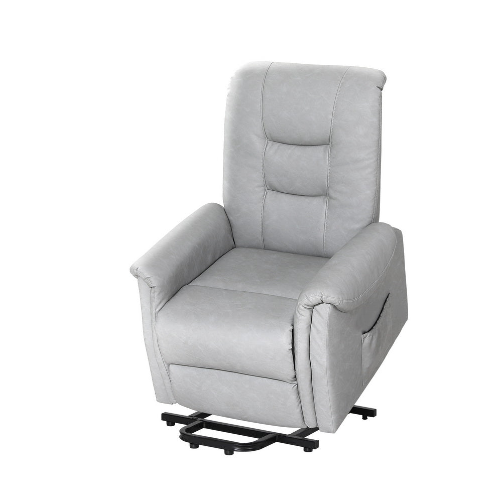 Menelaus Recliner Chair Lift Assist Chair Grey - Grey