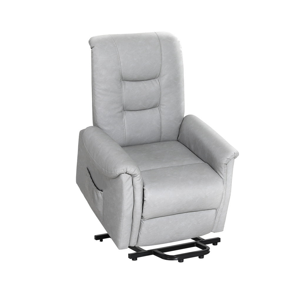 Menelaus Recliner Chair Lift Assist Chair Grey - Grey