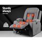 Artemis Recliner Chair Electric Massage Chair Fabric Lounge Heated - Grey