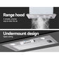 Range Hood Rangehood Undermount Built In Stainless Steel Canopy 52cm 520mm