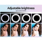 14" LED Ring Light 5600K 3000LM Dimmable Stand MakeUp Studio Video