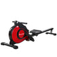 Rowing Machine Rower Magnetic Resistance Exercise Gym Home Cardio Red