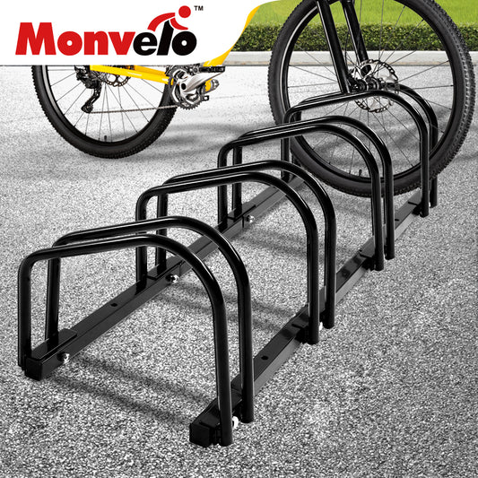 4-Bikes Stand Bicycle Bike Rack Floor Parking Instant Storage Cycling Portable