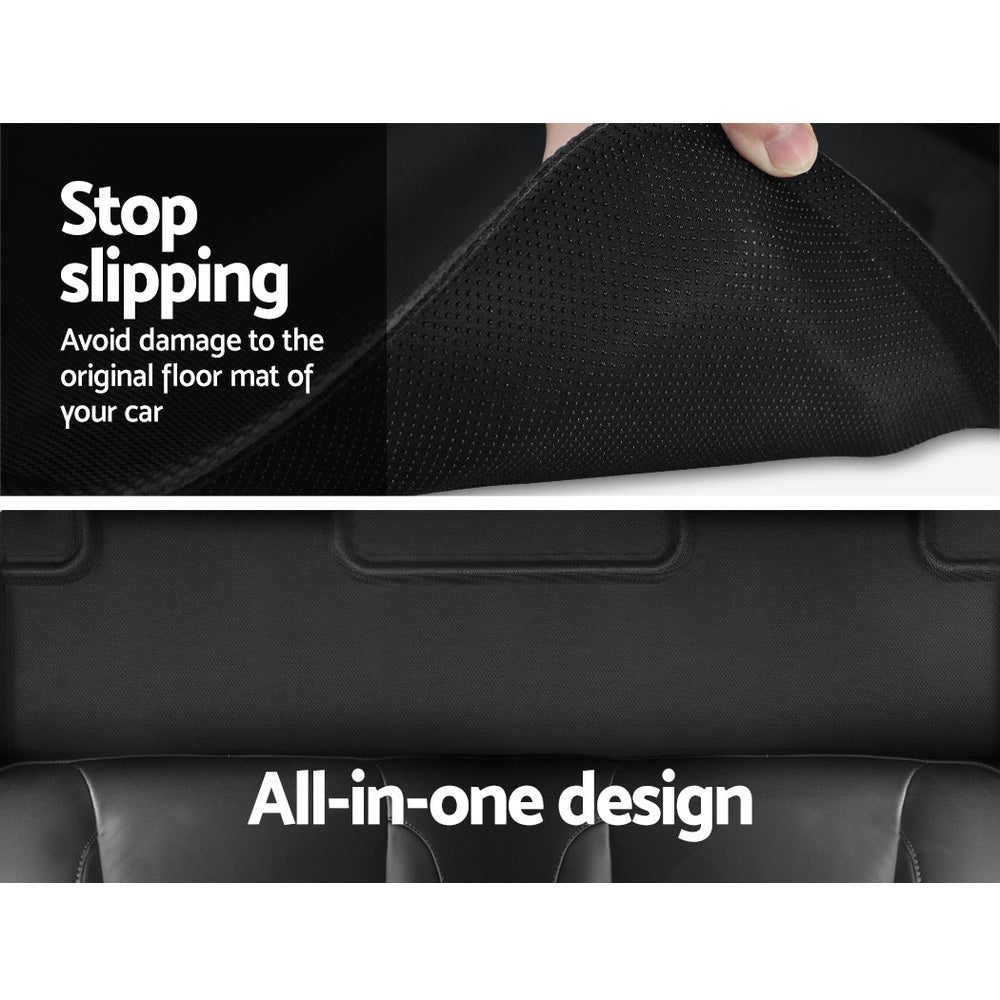 Car Rubber Floor Mats Compatible for Tesla Model 3 Front Rear