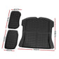 3 Pieces Car Rear Front Cargo Trunk Toolbox Luggage Rubber Mats for Tesla Model 3