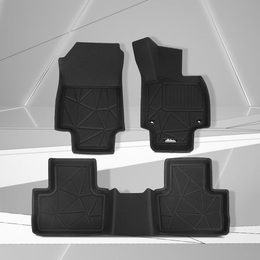 Car Rubber Floor Mats Front And Rear For Toyota RAV4 2019-2022