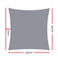 Sun Shade Sail Cloth Shadecloth Rectangle Canopy Grey 280gsm 3x3m