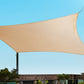 Instahut Sun Shade Sail Cloth Shadecloth Rectangle Heavy Duty Sand Canopy 3x6m
