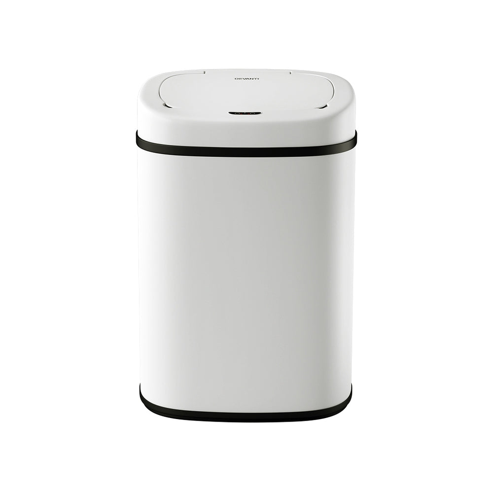 82L Motion Sensor Bin Rubbish Automatic - White