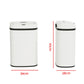 50L Sensor Bin Motion Rubbish Automatic - White