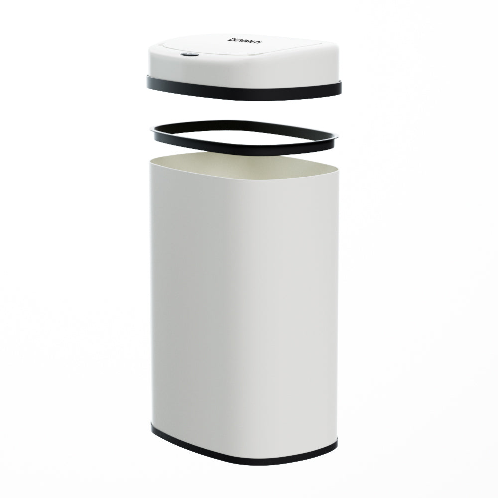 50L Sensor Bin Motion Rubbish Automatic - White