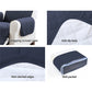 Sofa Cover Quilted Couch Covers Lounge Protector Slipcovers 3 Seater Dark Grey