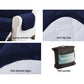 Sofa Cover Quilted Couch Covers 100% Water Resistant 4-Seater Navy