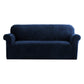 Velvet Sofa Cover Plush Couch Cover Lounge Slipcover 3-Seater Sapphire