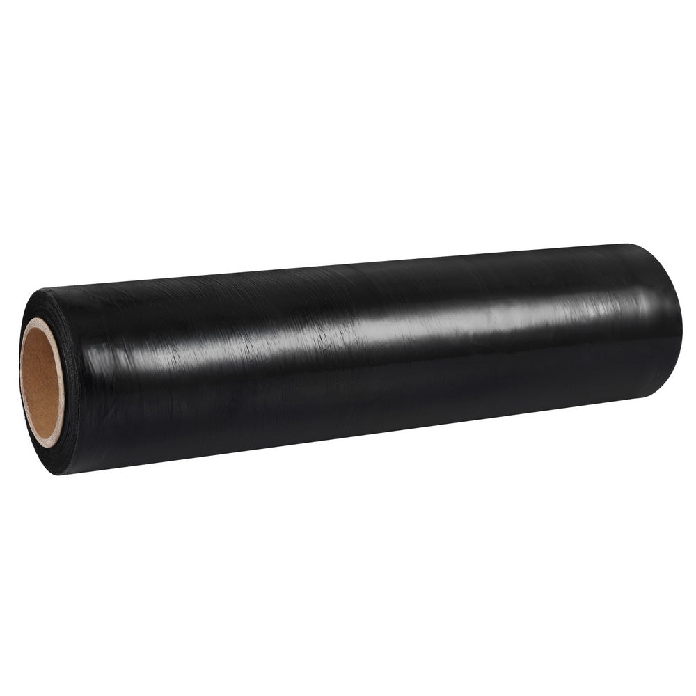 500mm x 400m Stretch Film Pallet Shrink Wrap 6 Rolls Package Use Plastic Black